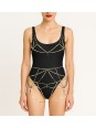 OEILLET chain bralette