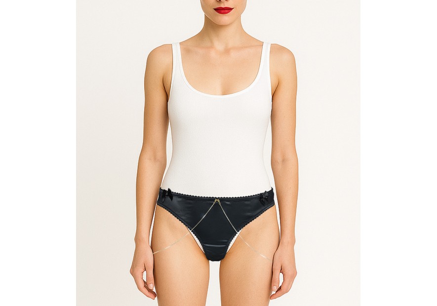 Culotte bijou ouverte TENTATION