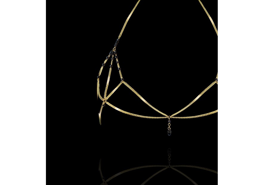 OEILLET chain bralette