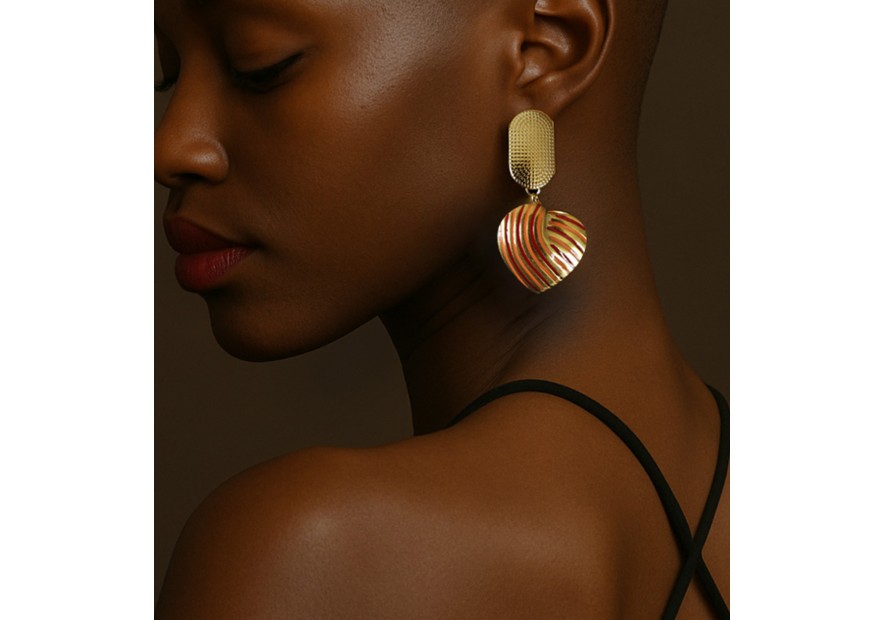 Boucle d'oreille AMOUR