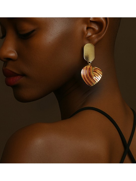 Boucle d'oreille AMOUR