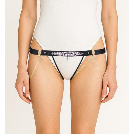 CRYSTAL open jewelry tanga