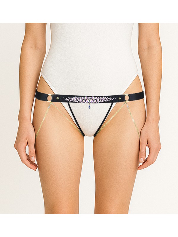 String bijou ouvert CRISTAL