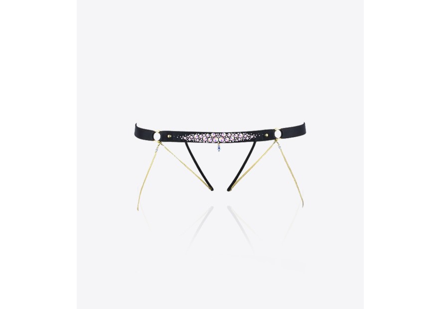 CRYSTAL open jewelry tanga
