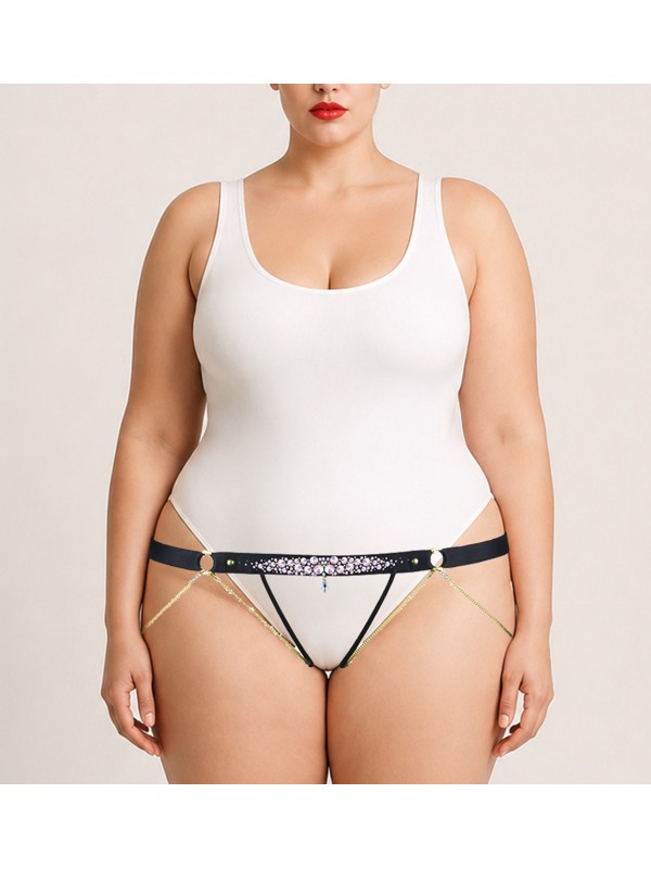 String bijou ouvert CRISTAL