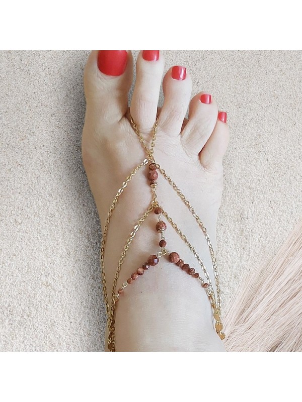 NAIADE FOOT BODYCHAIN