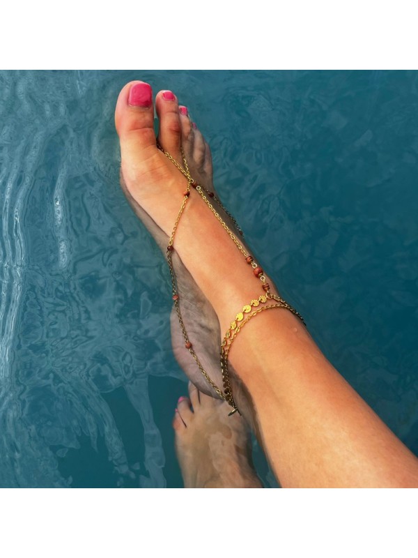 NAIADE FOOT BODYCHAIN