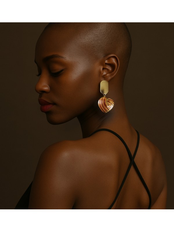 BOUCLE D OREILLE COEUR