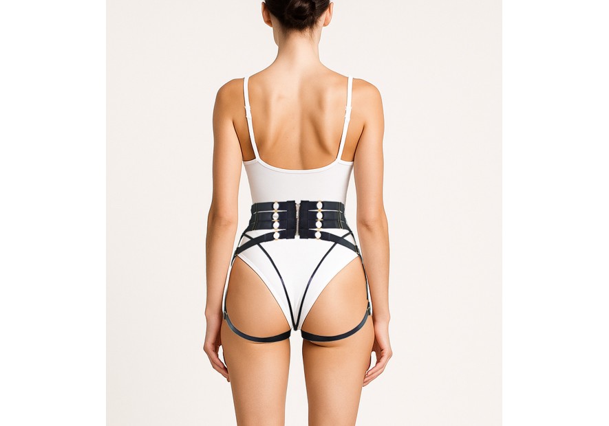 FASCINATION jewelry corset tanga