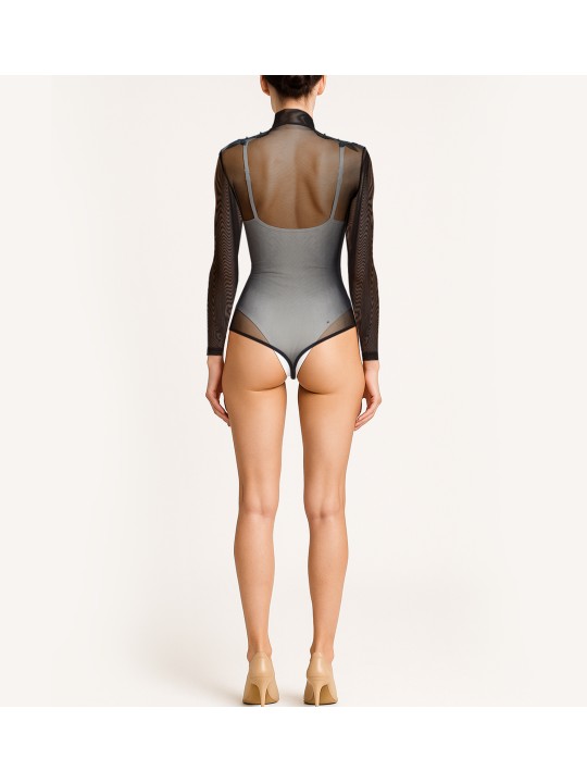 PERTINANCE EMBROIDERED BODYSUIT