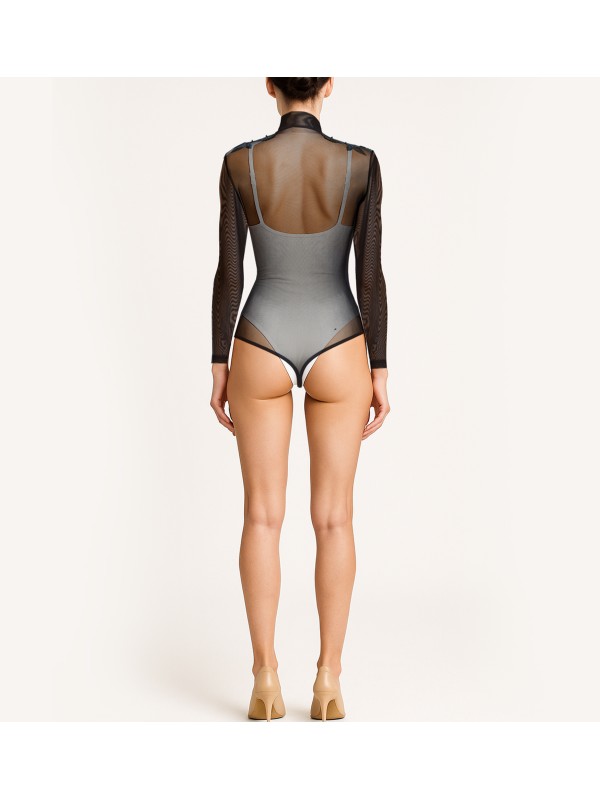 PERTINANCE EMBROIDERED BODYSUIT